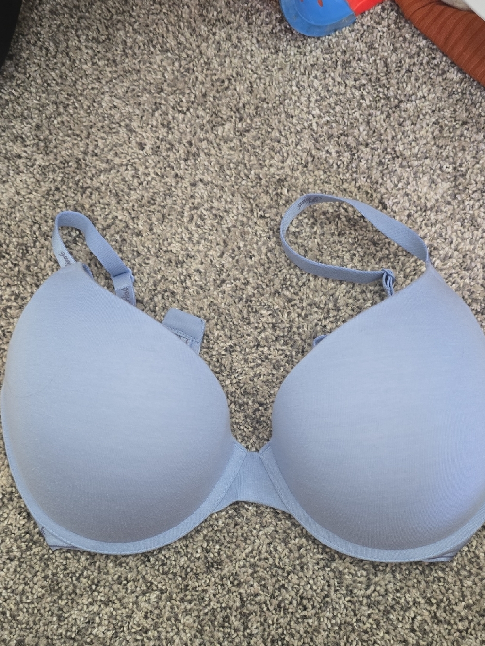 Light Blue T-Shirt Bra - Smooth Padded Support